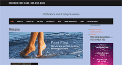 Desktop Screenshot of contourfootcare.com